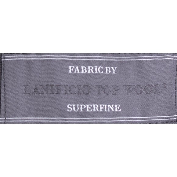 Zara Bazer Mens Sz 36 Solid Gray 2 Button Sport Coat Jacket Blazer Wool Blend - Picture 11 of 14